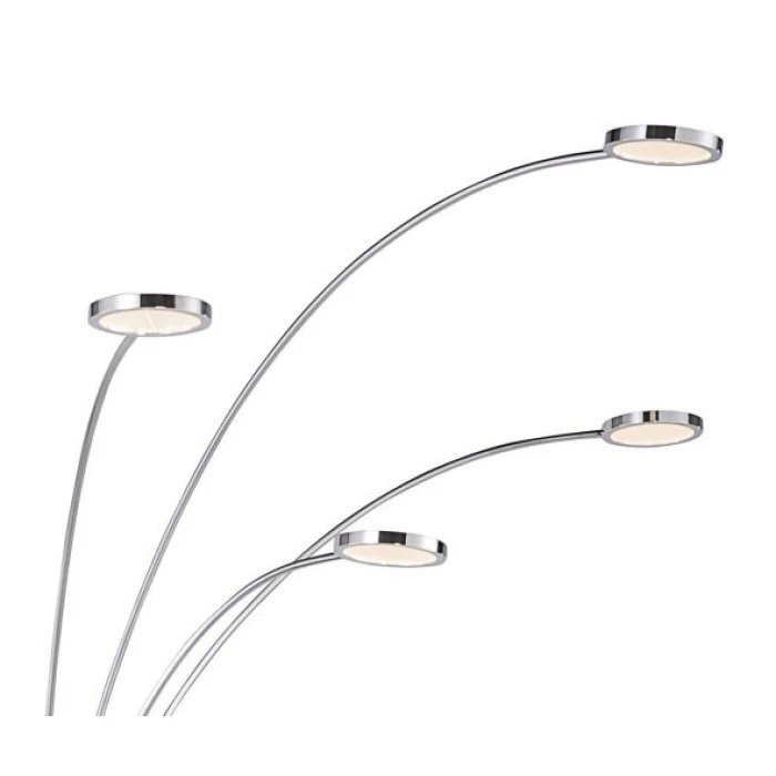 Paul Neuhaus Leuchten Paul Neuhaus NOLA Stehleuchte LED Edelstahl, 5-flammig 3 Paul Neuhaus Leuchten Paul Neuhaus NOLA Stehleuchte LED Edelstahl, 5-flammig – Bild 3