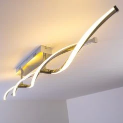 Paul Neuhaus Leuchten Paul Neuhaus POLINA Deckenleuchte LED Edelstahl, 2-flammig -LED Leuchten Verkäufe 2022 paul neuhaus polina deckenleuchte 9143 55 9