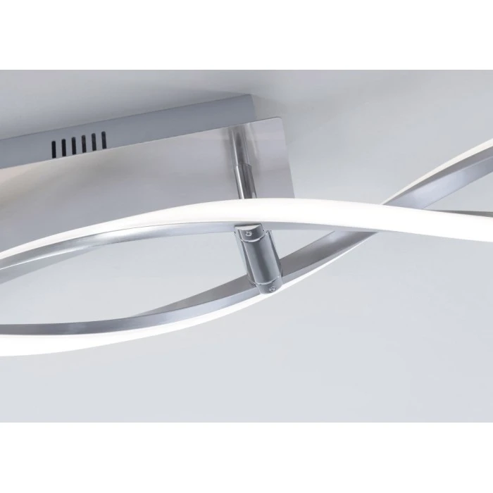 Paul Neuhaus Leuchten Paul Neuhaus Polina Deckenleuchte LED Edelstahl, 2-flammig 3 Paul Neuhaus Leuchten Paul Neuhaus Polina Deckenleuchte LED Edelstahl, 2-flammig – Bild 3