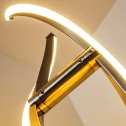 Paul Neuhaus Leuchten Paul Neuhaus POLINA Stehleuchte LED Edelstahl, 2-flammig -LED Leuchten Verkäufe 2022 paul neuhaus polina stehleuchte 9140 55 4