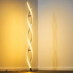 Paul Neuhaus Leuchten Paul Neuhaus POLINA Stehleuchte LED Edelstahl, 2-flammig -LED Leuchten Verkäufe 2022 paul neuhaus polina stehleuchte 9140 55 9