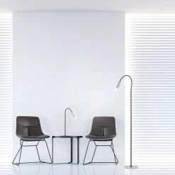 Paul Neuhaus Leuchten Paul Neuhaus PURE-GEMIN Stehleuchte LED Schwarz, Aluminium, 1-flammig -LED Leuchten Verkäufe 2022 paul neuhaus pure gemin stehleuchte 238 95 10