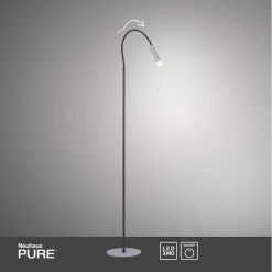Paul Neuhaus Leuchten Paul Neuhaus PURE-GEMIN Stehleuchte LED Schwarz, Aluminium, 1-flammig -LED Leuchten Verkäufe 2022 paul neuhaus pure gemin stehleuchte 238 95 13