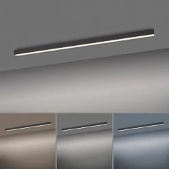 Paul Neuhaus Leuchten Paul Neuhaus PURE-LINES Deckenleuchte LED Anthrazit, 1-flammig, Fernbedienung -LED Leuchten Verkäufe 2022 paul neuhaus pure lines deckenleuchte 6021 13 5