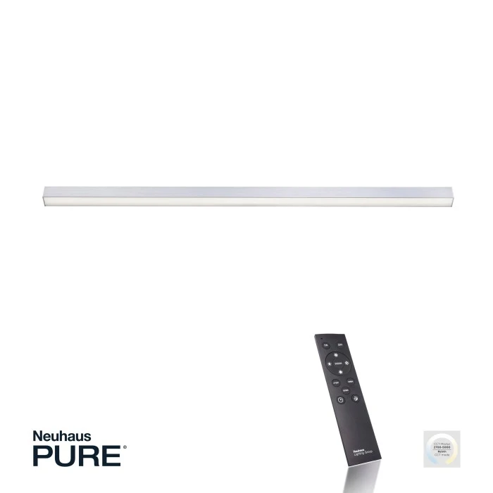 Paul Neuhaus Leuchten Paul Neuhaus PURE-LINES Deckenleuchte LED Aluminium, 1-flammig, Fernbedienung 4 Paul Neuhaus Leuchten Paul Neuhaus PURE-LINES Deckenleuchte LED Aluminium, 1-flammig, Fernbedienung – Bild 4