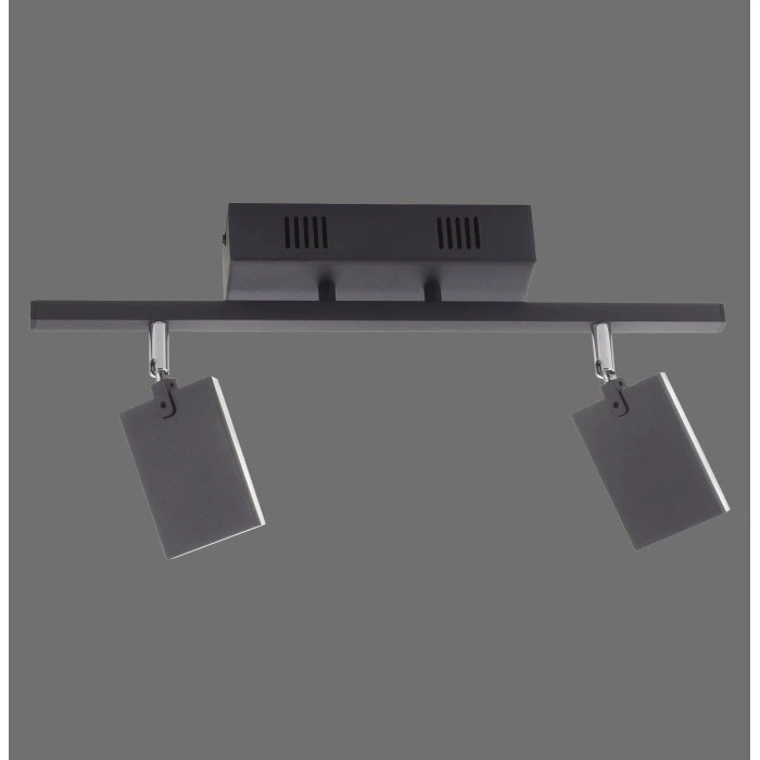 Paul Neuhaus Leuchten Paul Neuhaus PURE-MIRA Deckenleuchte LED Schwarz, 2-flammig, Fernbedienung 2 Paul Neuhaus Leuchten Paul Neuhaus PURE-MIRA Deckenleuchte LED Schwarz, 2-flammig, Fernbedienung – Bild 2