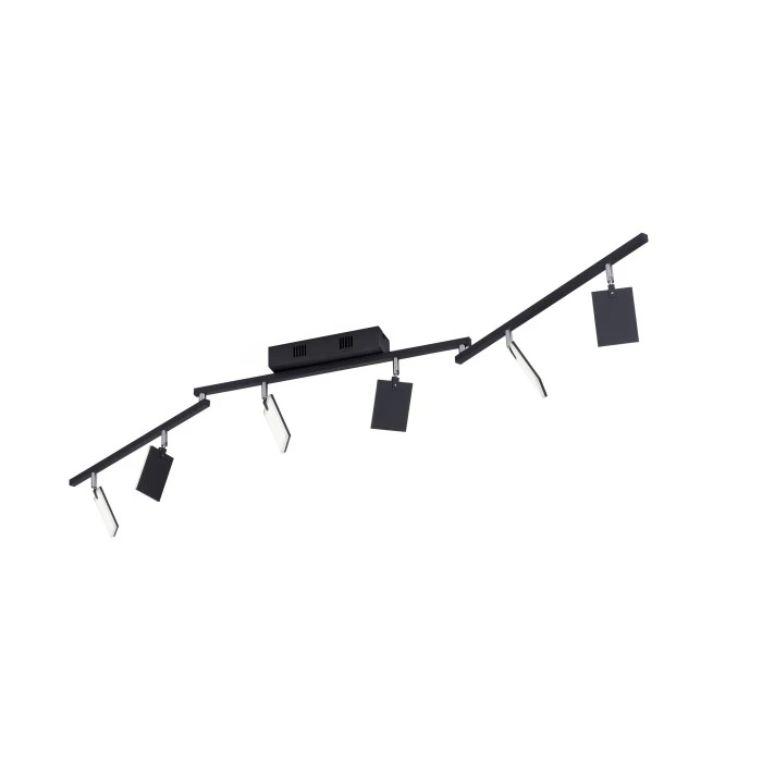 Paul Neuhaus Leuchten Paul Neuhaus PURE-MIRA Deckenleuchte LED Schwarz, 6-flammig, Fernbedienung 11 Paul Neuhaus Leuchten Paul Neuhaus PURE-MIRA Deckenleuchte LED Schwarz, 6-flammig, Fernbedienung – Bild 11