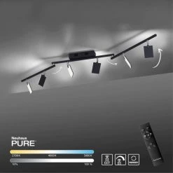 Paul Neuhaus Leuchten Paul Neuhaus PURE-MIRA Deckenleuchte LED Schwarz, 6-flammig, Fernbedienung 23 Paul Neuhaus Leuchten Paul Neuhaus PURE-MIRA Deckenleuchte LED Schwarz, 6-flammig, Fernbedienung -LED Leuchten Verkäufe 2022 paul neuhaus pure mira deckenleuchte 6358 18 8