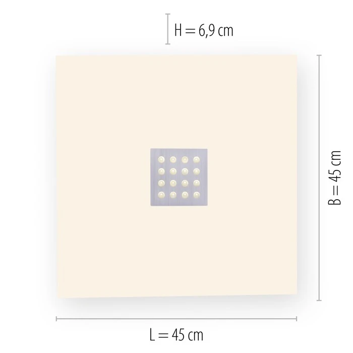 Paul Neuhaus Leuchten Paul Neuhaus PURE-NEO Deckenleuchte LED Aluminium, 5-flammig, Fernbedienung 9 Paul Neuhaus Leuchten Paul Neuhaus PURE-NEO Deckenleuchte LED Aluminium, 5-flammig, Fernbedienung – Bild 9