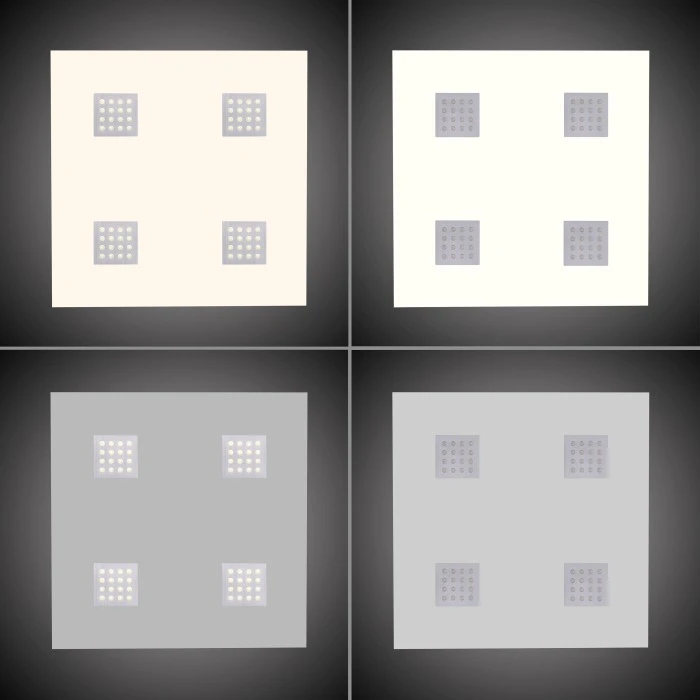 Paul Neuhaus Leuchten Paul Neuhaus PURE-NEO Deckenleuchte LED Aluminium, 4-flammig, Fernbedienung 14 Paul Neuhaus Leuchten Paul Neuhaus PURE-NEO Deckenleuchte LED Aluminium, 4-flammig, Fernbedienung – Bild 14