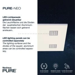 Paul Neuhaus Leuchten Paul Neuhaus PURE-NEO Deckenleuchte LED Aluminium, 4-flammig, Fernbedienung 18 Paul Neuhaus Leuchten Paul Neuhaus PURE-NEO Deckenleuchte LED Aluminium, 4-flammig, Fernbedienung -LED Leuchten Verkäufe 2022 paul neuhaus pure neo deckenleuchte 6434 95 4