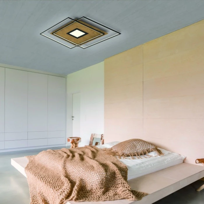 Paul Neuhaus Q-Serie Paul Neuhaus Q-AMIRA Deckenleuchte LED Holz hell, 1-flammig, Fernbedienung 1 Paul Neuhaus Q-Serie Paul Neuhaus Q-AMIRA Deckenleuchte LED Holz hell, 1-flammig, Fernbedienung