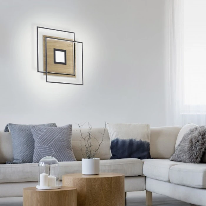 Paul Neuhaus Q-Serie Paul Neuhaus Q-AMIRA Deckenleuchte LED Holz hell, 1-flammig, Fernbedienung 3 Paul Neuhaus Q-Serie Paul Neuhaus Q-AMIRA Deckenleuchte LED Holz hell, 1-flammig, Fernbedienung – Bild 3