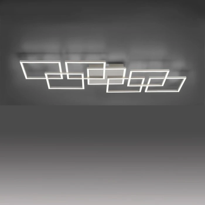 Paul Neuhaus Q-Serie Paul Neuhaus Q-INIGO Deckenleuchte LED Stahl gebürstet, 7-flammig, Fernbedienung 7 Paul Neuhaus Q-Serie Paul Neuhaus Q-INIGO Deckenleuchte LED Stahl gebürstet, 7-flammig, Fernbedienung – Bild 7