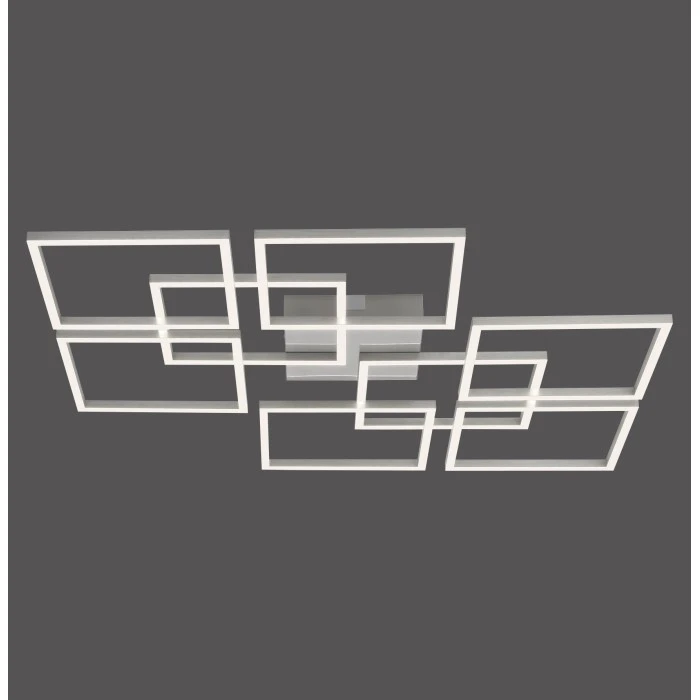 Paul Neuhaus Q-Serie Paul Neuhaus Q-INIGO Deckenleuchte LED Stahl gebürstet, 7-flammig, Fernbedienung 9 Paul Neuhaus Q-Serie Paul Neuhaus Q-INIGO Deckenleuchte LED Stahl gebürstet, 7-flammig, Fernbedienung – Bild 9