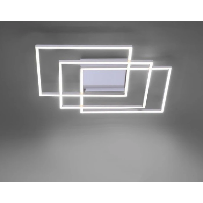 Paul Neuhaus Q-Serie Paul Neuhaus Q-INIGO Deckenleuchte LED Nickel-Matt, 3-flammig, Fernbedienung 2 Paul Neuhaus Q-Serie Paul Neuhaus Q-INIGO Deckenleuchte LED Nickel-Matt, 3-flammig, Fernbedienung – Bild 2