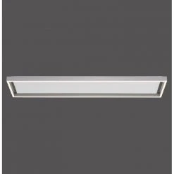 Paul Neuhaus Q-Serie Paul Neuhaus Q-KAAN Deckenleuchte LED Stahl gebürstet, 2-flammig, Fernbedienung -LED Leuchten Verkäufe 2022 paul neuhaus q kaan deckenleuchte 6531 55 11