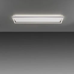 Paul Neuhaus Q-Serie Paul Neuhaus Q-KAAN Deckenleuchte LED Stahl gebürstet, 2-flammig, Fernbedienung -LED Leuchten Verkäufe 2022 paul neuhaus q kaan deckenleuchte 6531 55 9