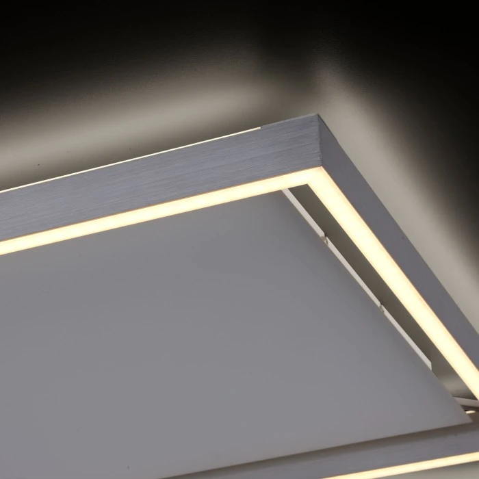 Paul Neuhaus Q-Serie Paul Neuhaus Q-KAAN Deckenleuchte LED Stahl gebürstet, 2-flammig, Fernbedienung 9 Paul Neuhaus Q-Serie Paul Neuhaus Q-KAAN Deckenleuchte LED Stahl gebürstet, 2-flammig, Fernbedienung – Bild 9