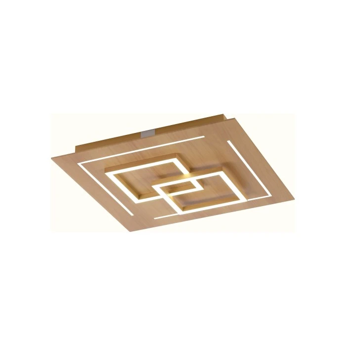 Paul Neuhaus Q-Serie Paul Neuhaus Q-LINEA Deckenleuchte LED Holz hell, 4-flammig, Fernbedienung 3 Paul Neuhaus Q-Serie Paul Neuhaus Q-LINEA Deckenleuchte LED Holz hell, 4-flammig, Fernbedienung – Bild 3