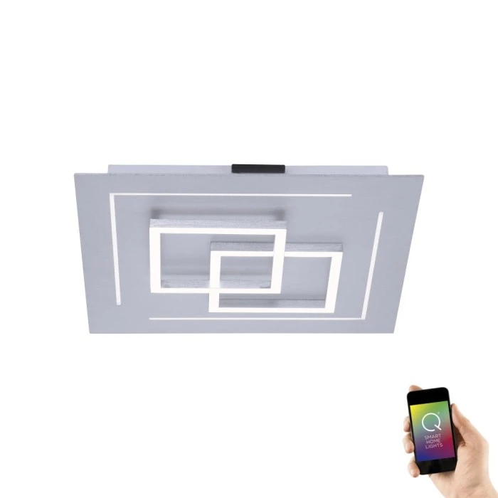 Paul Neuhaus Q-Serie Paul Neuhaus Q-LINEA Deckenleuchte LED Aluminium, 1-flammig, Fernbedienung, Farbwechsler 1 Paul Neuhaus Q-Serie Paul Neuhaus Q-LINEA Deckenleuchte LED Aluminium, 1-flammig, Fernbedienung, Farbwechsler