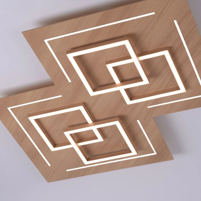 Paul Neuhaus Q-Serie Paul Neuhaus Q-LINEA Deckenleuchte LED Holz hell, 8-flammig, Fernbedienung 6 Paul Neuhaus Q-Serie Paul Neuhaus Q-LINEA Deckenleuchte LED Holz hell, 8-flammig, Fernbedienung – Bild 6