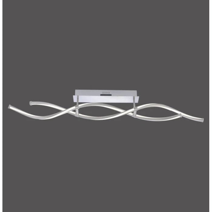 Paul Neuhaus Q-Serie Paul Neuhaus Q-MALINA Deckenleuchte LED Edelstahl, 2-flammig, Fernbedienung 3 Paul Neuhaus Q-Serie Paul Neuhaus Q-MALINA Deckenleuchte LED Edelstahl, 2-flammig, Fernbedienung – Bild 3