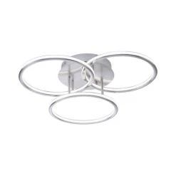 Paul Neuhaus Q-Serie Paul Neuhaus Q-NEVIO Deckenleuchte LED Nickel-Matt, 3-flammig, Fernbedienung -LED Leuchten Verkäufe 2022 paul neuhaus q nevio deckenleuchte 8281 55 3