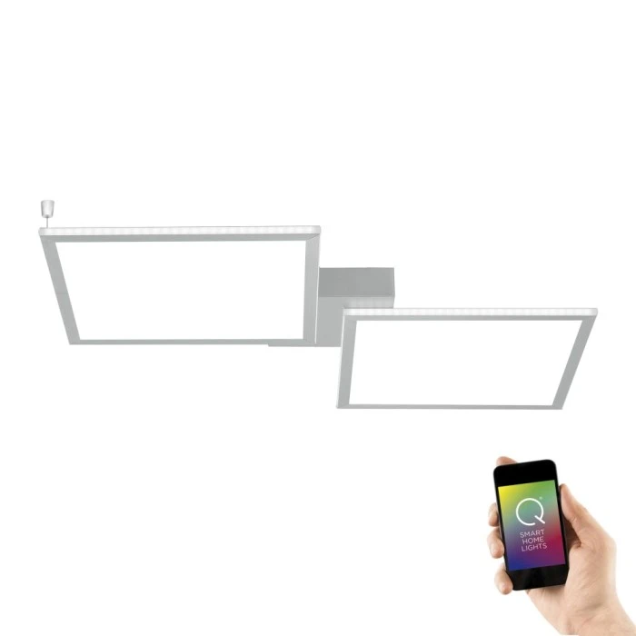 Paul Neuhaus Q-Serie Paul Neuhaus Q-ROSA Deckenleuchte LED Weiß, 2-flammig, Fernbedienung 1 Paul Neuhaus Q-Serie Paul Neuhaus Q-ROSA Deckenleuchte LED Weiß, 2-flammig, Fernbedienung