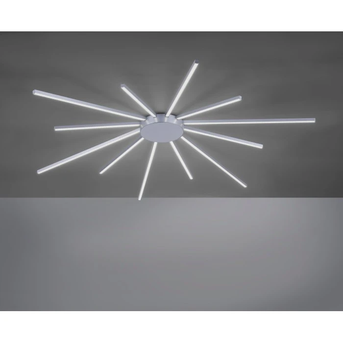 Paul Neuhaus Q-Serie Paul Neuhaus Q-SUNSHINE Deckenleuchte LED Aluminium, 12-flammig, Fernbedienung 4 Paul Neuhaus Q-Serie Paul Neuhaus Q-SUNSHINE Deckenleuchte LED Aluminium, 12-flammig, Fernbedienung – Bild 4