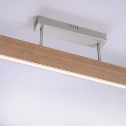 Paul Neuhaus Q-Serie Paul Neuhaus Q-TIMBER Deckenleuchte LED Holz hell, 1-flammig, Fernbedienung -LED Leuchten Verkäufe 2022 paul neuhaus q timber deckenleuchte 6221 79 5