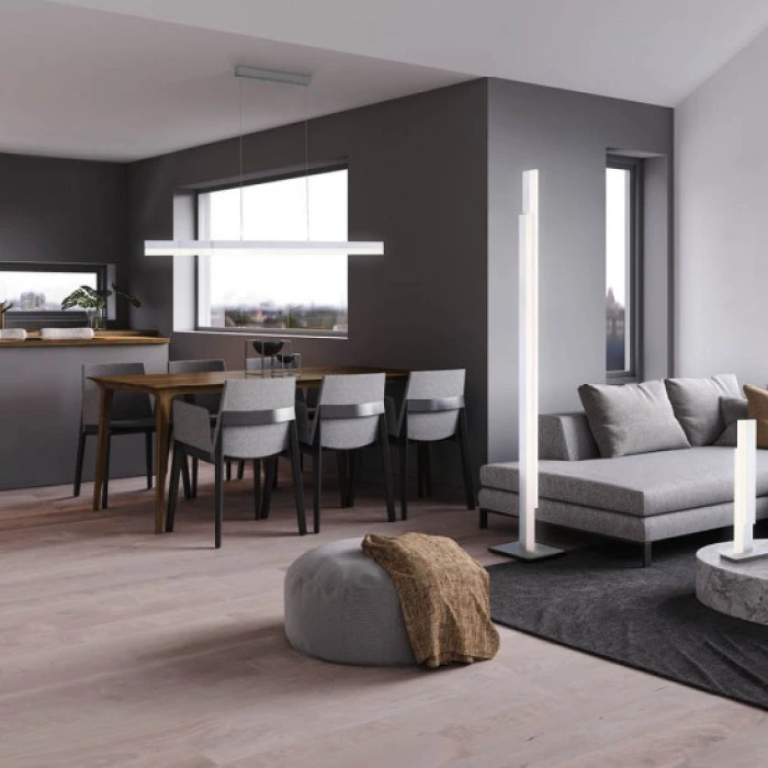 Paul Neuhaus Q-Serie Paul Neuhaus Q-TOWER Stehleuchte LED Aluminium, 2-flammig, Fernbedienung 3 Paul Neuhaus Q-Serie Paul Neuhaus Q-TOWER Stehleuchte LED Aluminium, 2-flammig, Fernbedienung – Bild 3