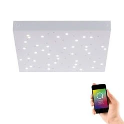 Paul Neuhaus Q-Serie Paul Neuhaus Q-UNIVERSE Deckenleuchte LED Weiß, 1-flammig, Fernbedienung, Farbwechsler