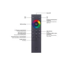 Paul Neuhaus Q-Serie Paul Neuhaus Q-VITO Deckenleuchte LED Anthrazit, 1-flammig, Fernbedienung -LED Leuchten Verkäufe 2022 paul neuhaus q vito deckenleuchte 8414 13 3