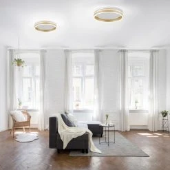 Paul Neuhaus Q-Serie Paul Neuhaus Q-VITO Deckenleuchte LED Messing, 1-flammig, Fernbedienung