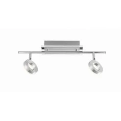 Paul Neuhaus Leuchten Paul Neuhaus SILEDA Deckenleuchte Aluminium, 2-flammig