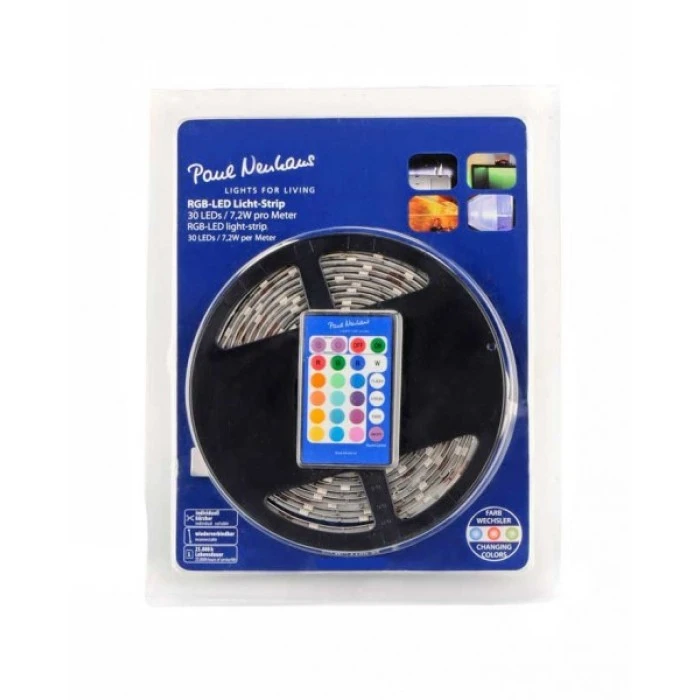 Paul Neuhaus Leuchten Paul Neuhaus TEANIA Lichtstreifen LED Bunt, 300-flammig, Fernbedienung, Farbwechsler 1 Paul Neuhaus Leuchten Paul Neuhaus TEANIA Lichtstreifen LED Bunt, 300-flammig, Fernbedienung, Farbwechsler