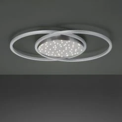 Paul Neuhaus Leuchten Paul Neuhaus YUKI Deckenleuchte LED Stahl gebürstet, 3-flammig, Fernbedienung -LED Leuchten Verkäufe 2022 paul neuhaus yuki deckenleuchte 6025 55 5