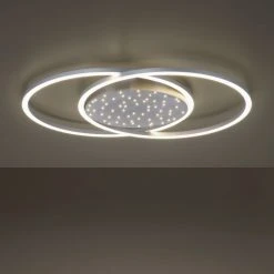 Paul Neuhaus Leuchten Paul Neuhaus YUKI Deckenleuchte LED Stahl gebürstet, 3-flammig, Fernbedienung -LED Leuchten Verkäufe 2022 paul neuhaus yuki deckenleuchte 6025 55 7