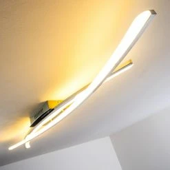 Hofstein Perano Deckenleuchte LED Chrom, 1-flammig -LED Leuchten Verkäufe 2022 perano deckenleuchte h167428 18