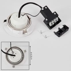 Hofstein Percoq Einbauleuchte LED Wei&szlig;, 1-flammig -LED Leuchten Verkäufe 2022 percoq einbauleuchte h3655030 4