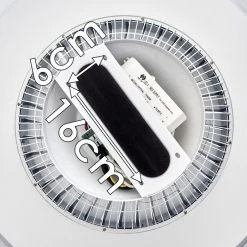 Hofstein Petrovac Deckenventilator LED Chrom, Wei&szlig;, 1-flammig, Fernbedienung -LED Leuchten Verkäufe 2022 petrovac deckenventilator h3334966 26