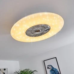 Hofstein Petrovac Deckenventilator LED Chrom, Weiß, 1-flammig, Fernbedienung 40 Hofstein Petrovac Deckenventilator LED Chrom, Weiß, 1-flammig, Fernbedienung -LED Leuchten Verkäufe 2022 petrovac deckenventilator h3334980 16