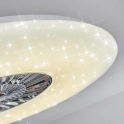 Hofstein Petrovac Deckenventilator LED Chrom, Weiß, 1-flammig, Fernbedienung 43 Hofstein Petrovac Deckenventilator LED Chrom, Weiß, 1-flammig, Fernbedienung -LED Leuchten Verkäufe 2022 petrovac deckenventilator h3334980 19