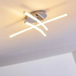 Hofstein Pfyn Deckenleuchte LED Chrom, 3-flammig -LED Leuchten Verkäufe 2022 pfyn deckenleuchte h3297360 do1 14