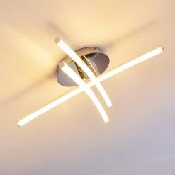 Hofstein Pfyn Deckenleuchte LED Chrom, 3-flammig -LED Leuchten Verkäufe 2022 pfyn deckenleuchte h3297360 do1 17