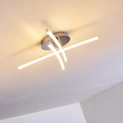 Hofstein Pfyn Deckenleuchte LED Chrom, 3-flammig -LED Leuchten Verkäufe 2022 pfyn deckenleuchte h3297360 do1 9