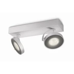 Philips Leuchten Philips Clockwork Deckenleuchte LED Chrom, 2-flammig