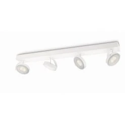 Philips Leuchten Philips Clockwork Deckenleuchte LED Weiß, 4-flammig