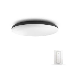Philips Leuchten Philips Hue Ambiance White Cher Deckenleuchte LED Schwarz, 1-flammig, Fernbedienung